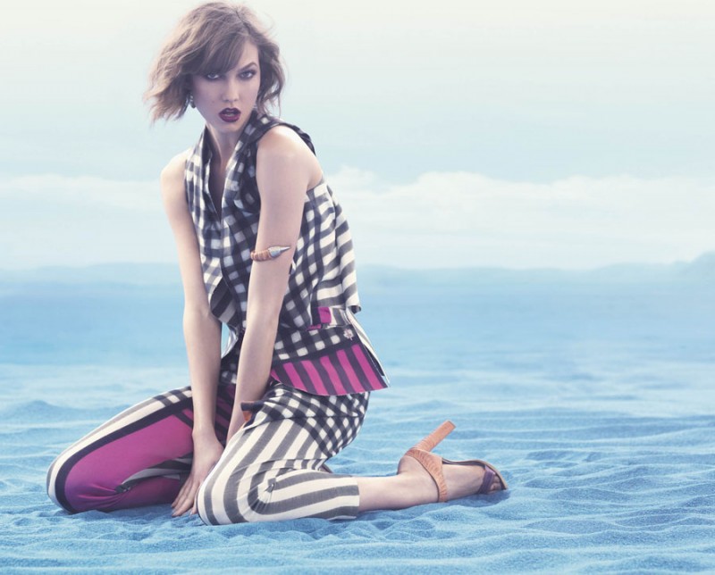 animale karlie8 800x644 Karlie Kloss Enchants in Animales Summer 2014 Campaign