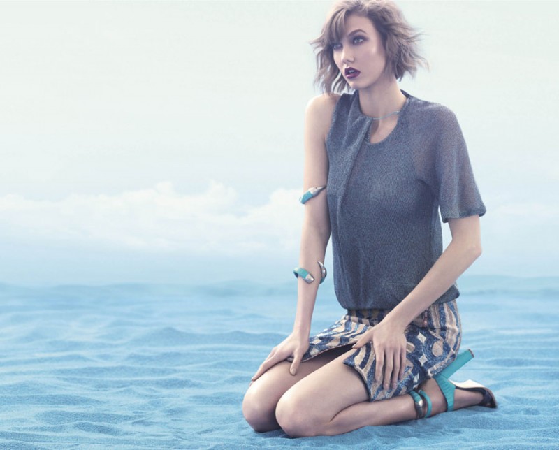 animale karlie9 800x644 Karlie Kloss Enchants in Animales Summer 2014 Campaign