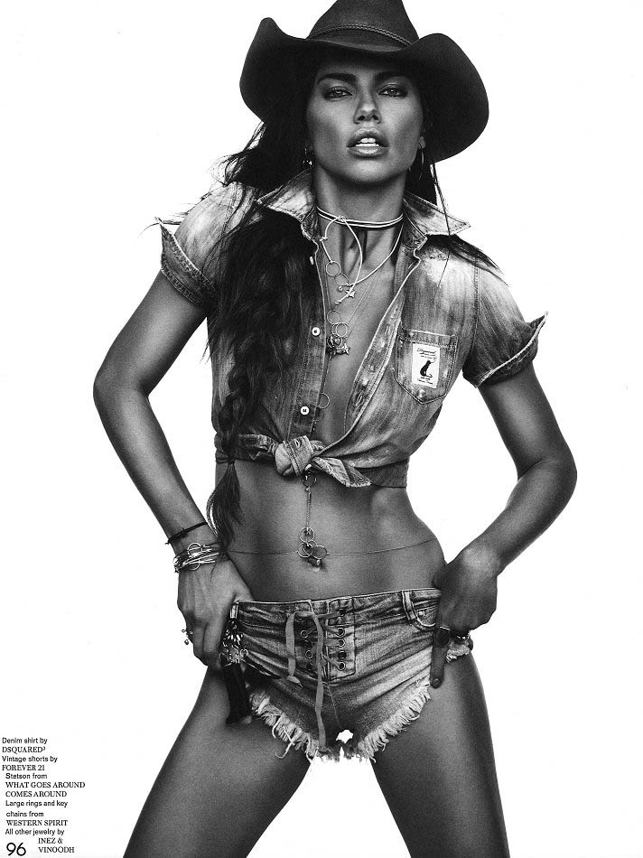 Adriana Lima by Inez & Vinoodh for Garage Magazine (Fall/Winter 2013)