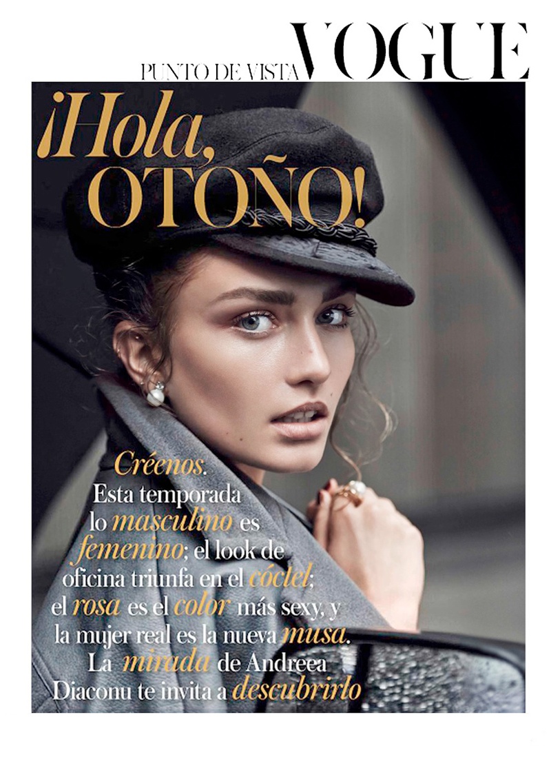 Andreea Diaconu Models Boyish Style for Mariano Vivanco in Vogue Spain andreea diaconu shoot2 Andreea Diaconu Models Boyish Style for Mariano Vivanco in Vogue Spain
