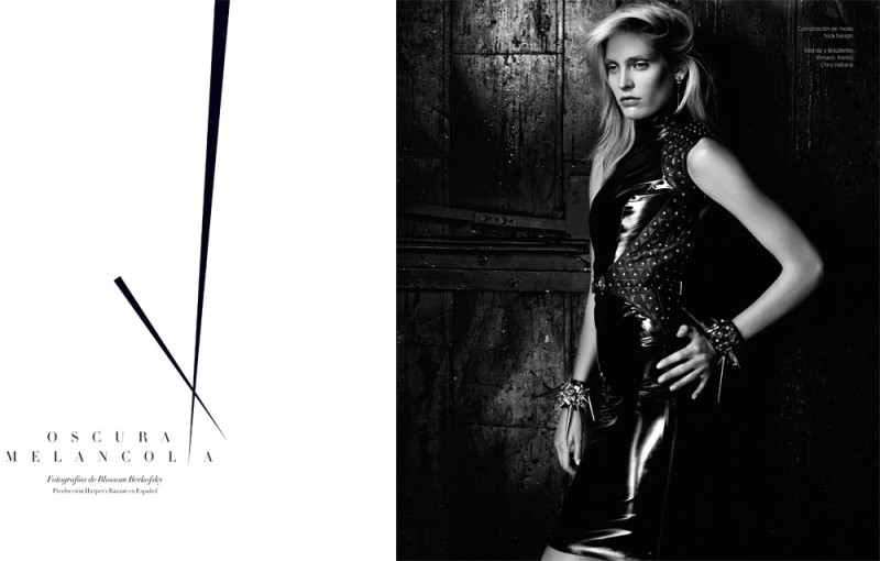 Heidi Mount Gets Dark for Blossom Berkofsky in Harpers Bazaar Latin America heidi mount model1 800x510 Heidi Mount Gets Dark for Blossom Berkofsky in Harpers Bazaar Latin America