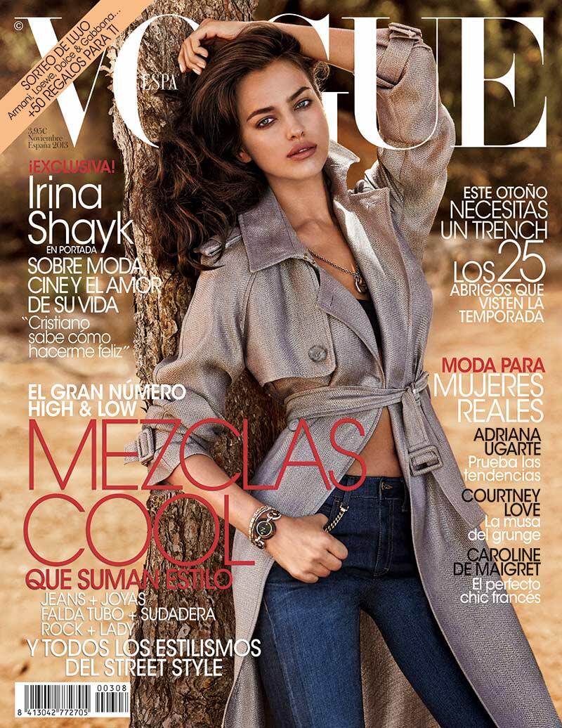 Irina Shayk Lands First Vogue Cover for Vogue Spain November 2013 irina shayk vogue cover Irina Shayk Lands First Vogue Cover for Vogue Spain November 2013