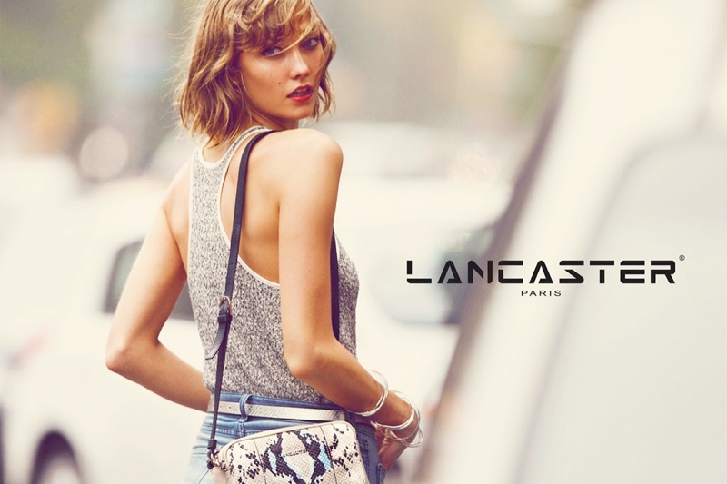 karlie kloss lancaster paris spring1 Karlie Kloss Fronts Lancaster Paris Spring 2014 Campaign