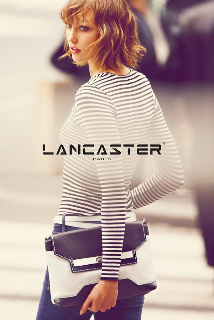 karlie kloss lancaster paris spring3 Karlie Kloss Fronts Lancaster Paris Spring 2014 Campaign