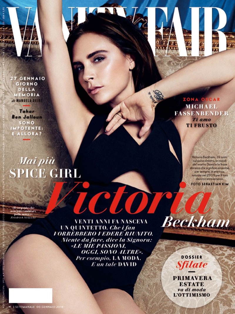 Victoria Beckham on Vanity Fair Spain January 2014 Cover / Photo by Sebastian Kim