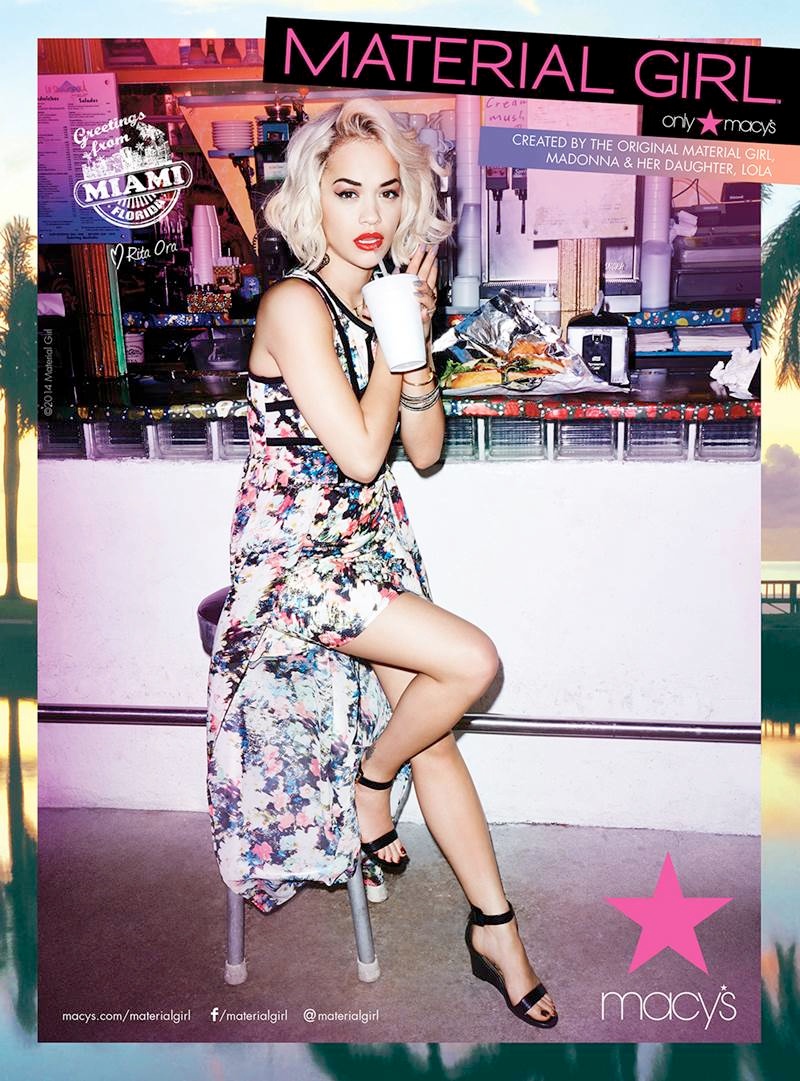 Rita Ora for Material Girl Spring/Summer 2014 Campaign