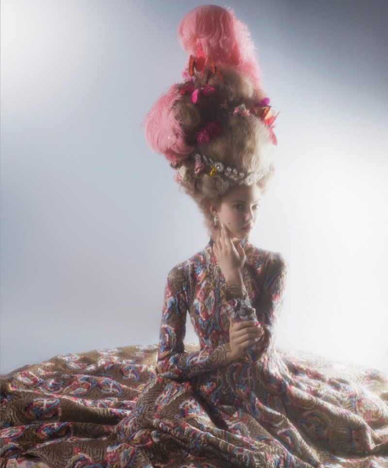 Lindsey Wixson by Karl Lagerfeld