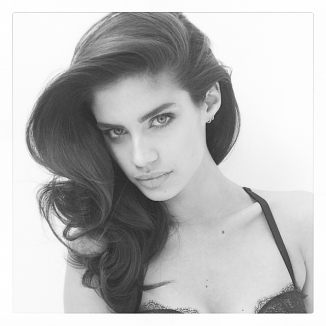 Sara Sampaio behind the scenes at upcoming shoot