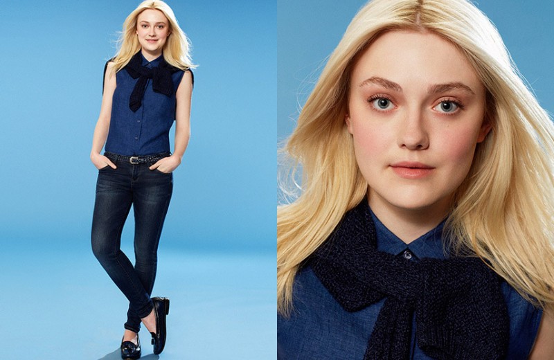 dakota-fanning-uniqlo-spring-20141