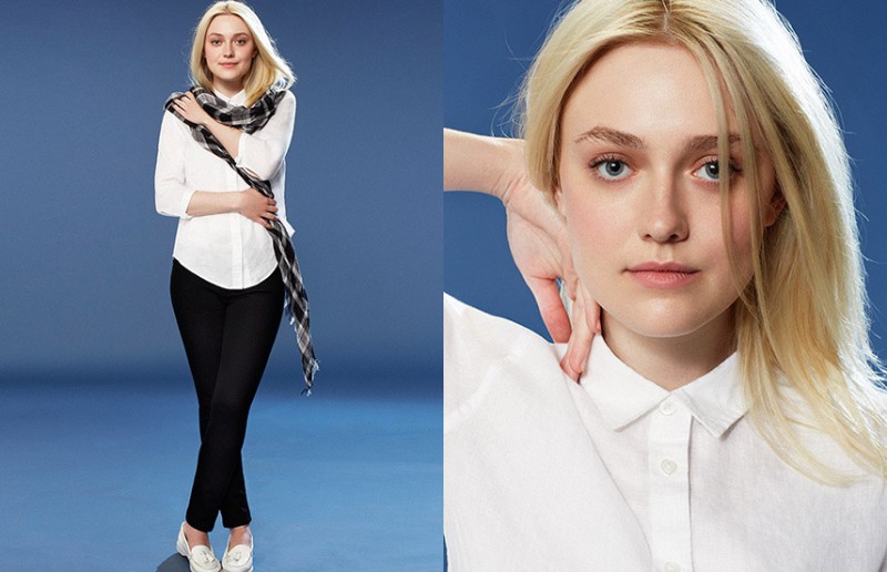 dakota-fanning-uniqlo-spring-20142