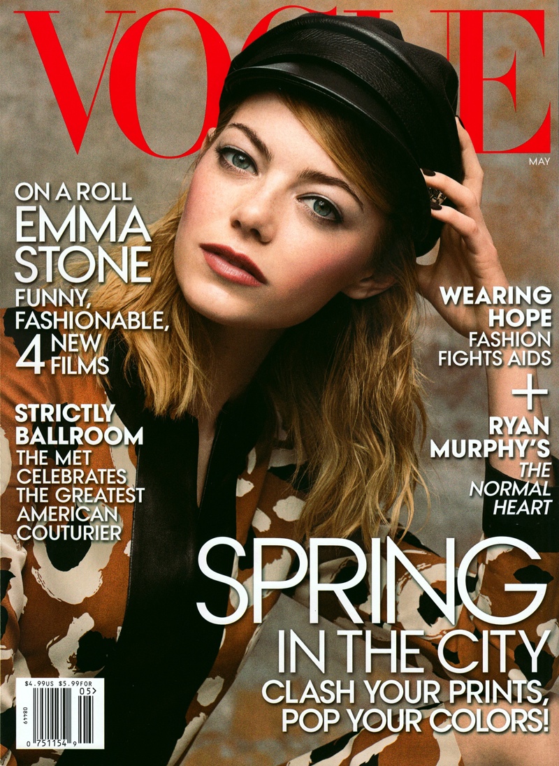 emma stone vogue 2014 cover More Photos of Emma Stones Vogue Feature