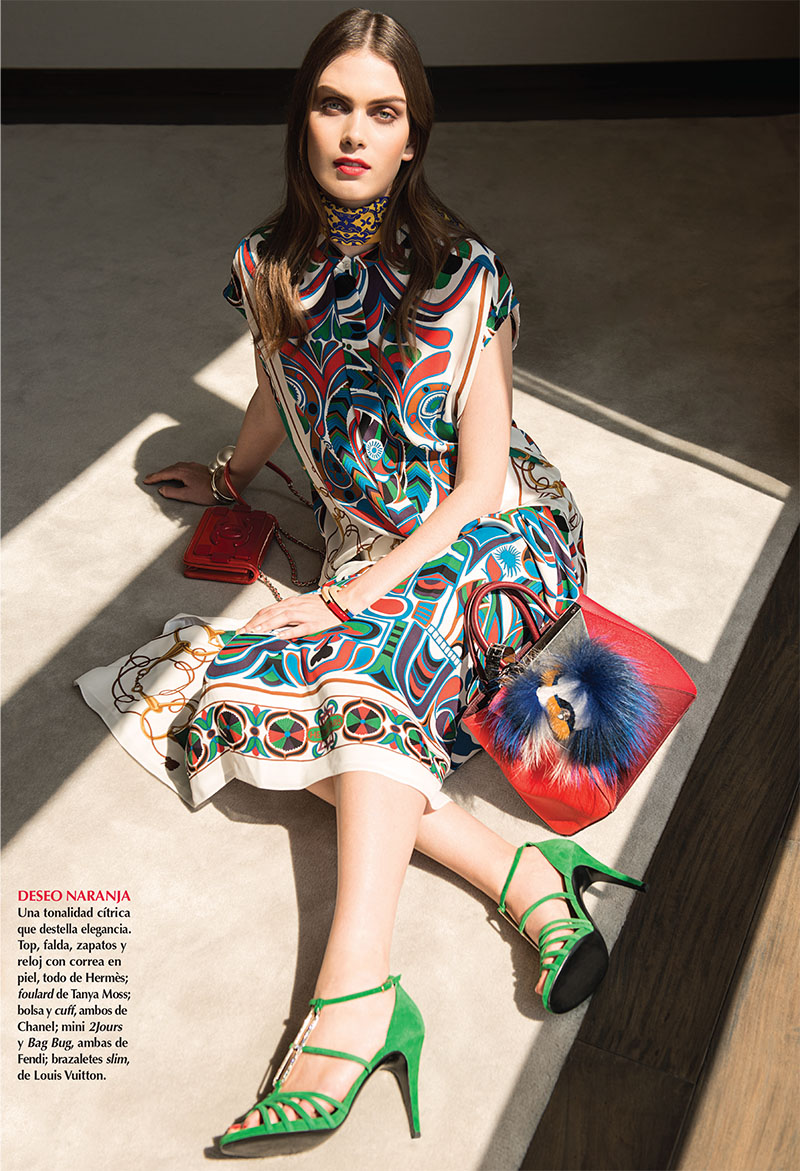 maria palm model3 Maria Palm Wears Sophisticated Spring Looks for Vogue Mexico Feature