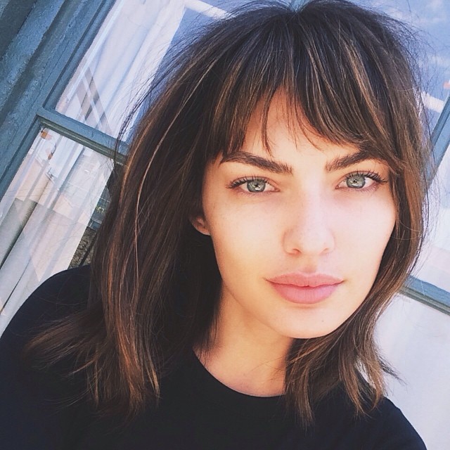 Alyssa Miller gets bangs