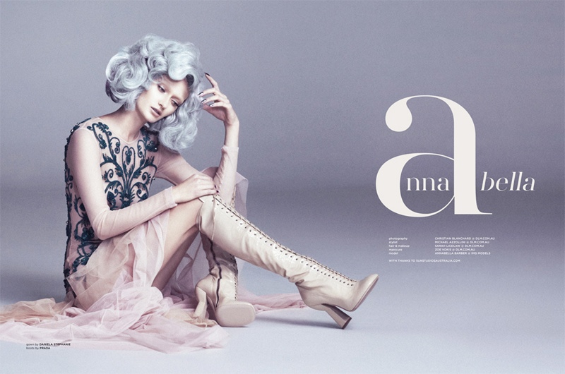 Going Gray: Annabella Barber Poses for FASHIONTREND Australia Spread annabella grey hair fashion1 Going Gray: Annabella Barber Poses for FASHIONTREND Australia Spread