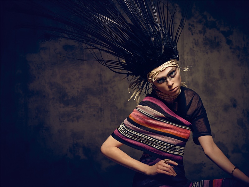 coco rocha bazaar mexico photos3 Coco Rocha Gets Wild for Harper’s Bazaar Mexico Cover Shoot
