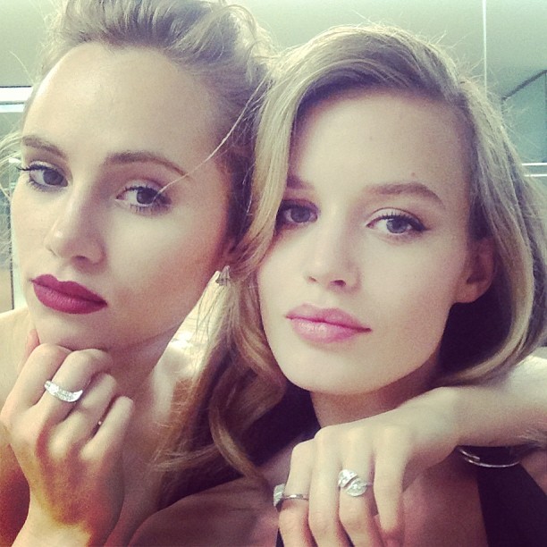 Georgia May Jagger and Suki Waterhouse