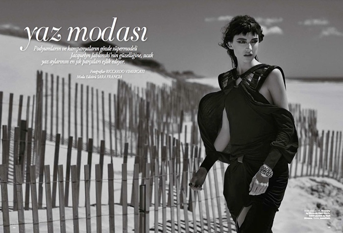 Jacquelyn Jablonski Gets Dark for Harpers Bazaar Turkey Cover Shoot jacquelyn jablonski shoot 2014 2 Jacquelyn Jablonski Gets Dark for Harpers Bazaar Turkey Cover Shoot