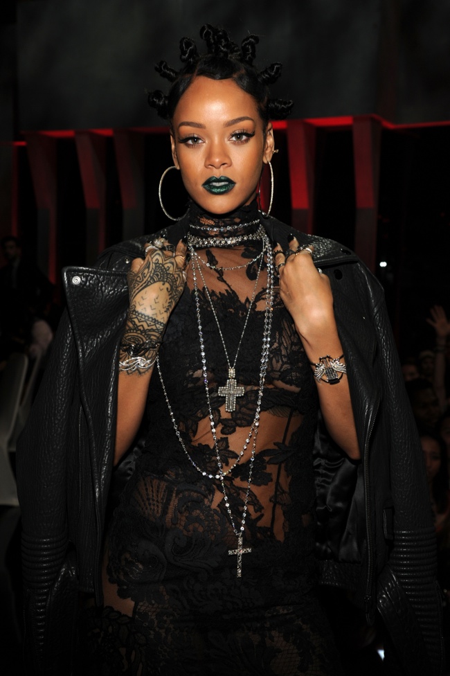 Rihanna at the 2014 iHeartRadio Music Awards. Image: Givenchy/Getty