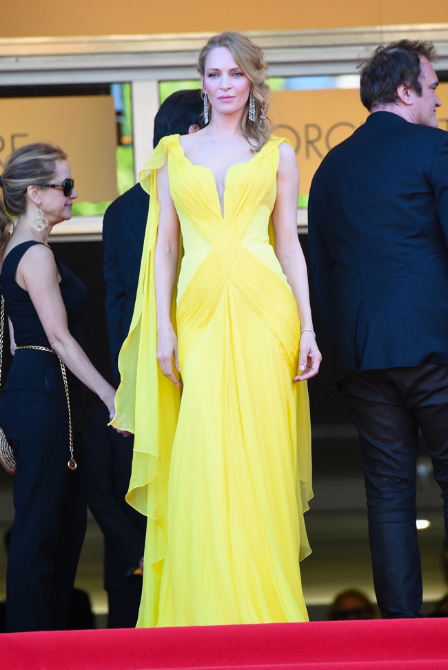More Dresses From Cannes Final Events: Lara Stone, Paz Vega, Aishwarya Rai uma thurman versace gown More Dresses From Cannes Final Events: Lara Stone, Paz Vega, Aishwarya Rai