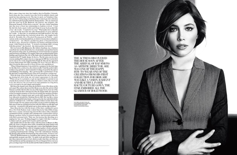 jessica biel dior magazine photo shoot2 Jessica Biel is Sitting Pretty in Dior Magazine by Patrick Demarchelier