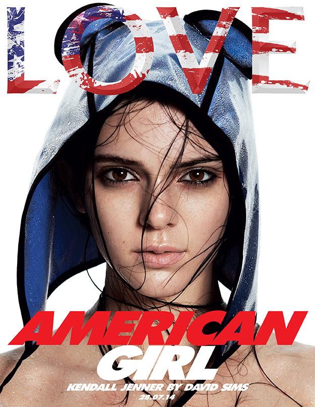 kendall jenner love magazine cover 2014 Kendall Jenner is an American Girl for LOVEs F/W 2014 Cover