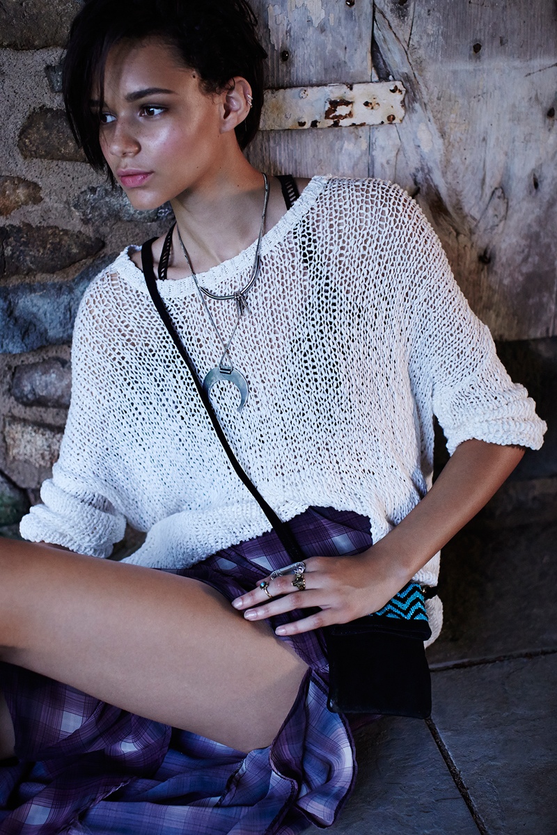 Binx Walton shot by Devyn Galindo for Urban Outfitters Western Collection