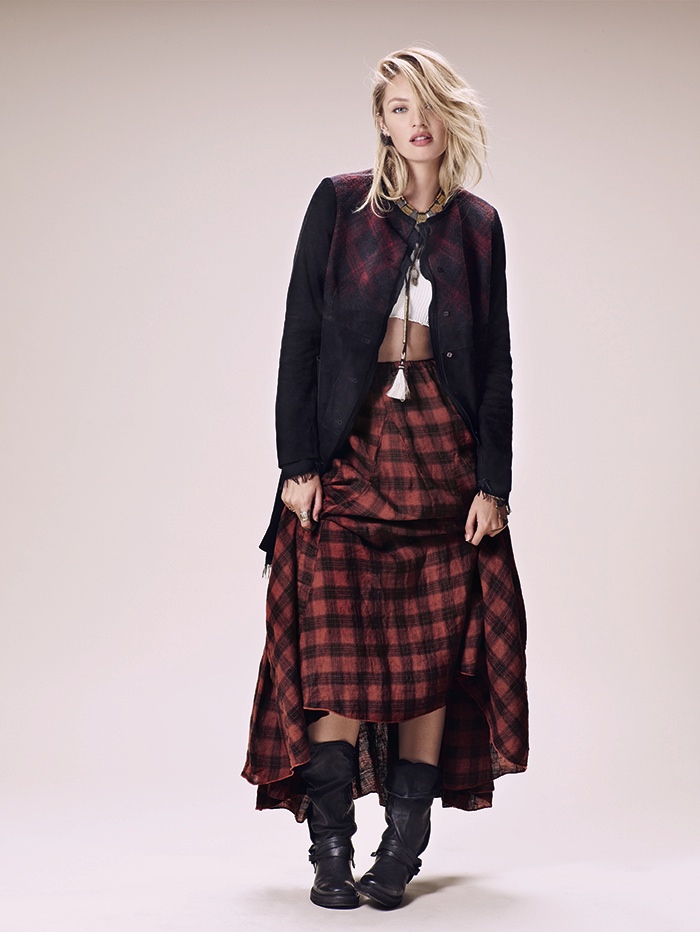 candice swanepoel free people 2014 8 Candice Swanepoel is Western Chic for Free Peoples July Catalogue