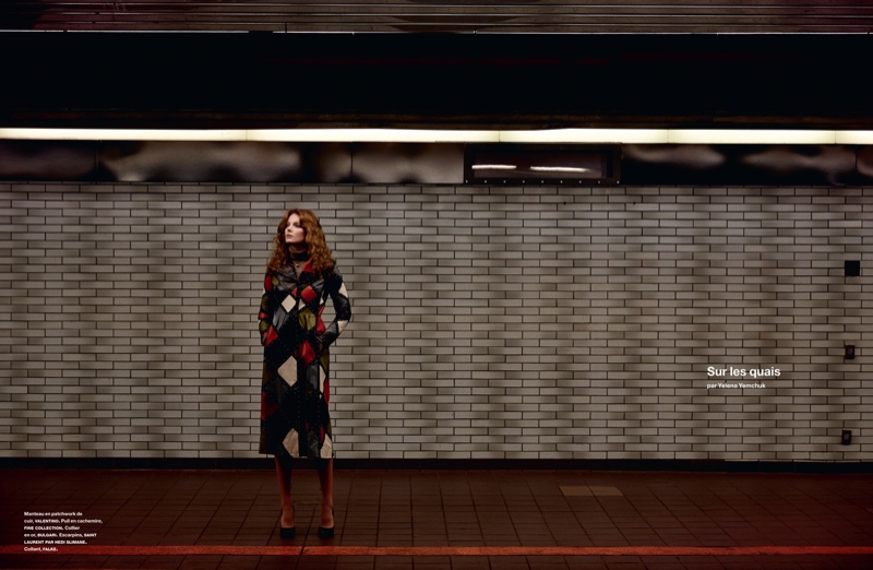 eniko mihalik yelena yemchuk1 Sur les Quais: Eniko Mihalik Enchants for Yelena Yemchuk in Numéro Feature