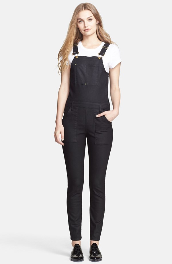 frame denim le skinny overalls Overalls Are Back! How to Wear The Trend for Now