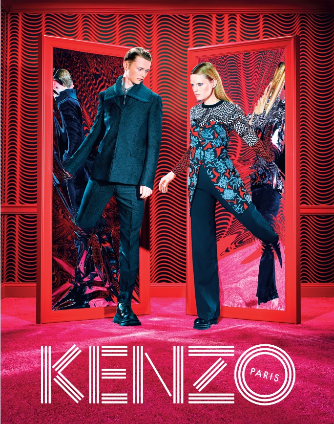 More Trippy Photos from Kenzo’s Fall 2014 Ads Released More Trippy Photos f