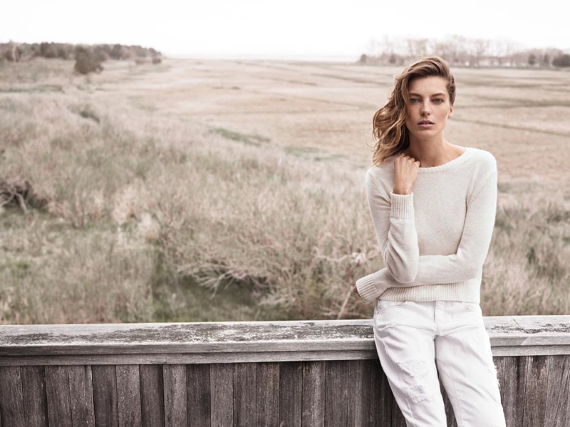 mango 2014 fall winter campaign1 Daria Werbowy is Back for Mango’s Fall/Winter 2014 Campaign!