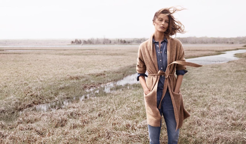 mango 2014 fall winter campaign2 Daria Werbowy is Back for Mango’s Fall/Winter 2014 Campaign!