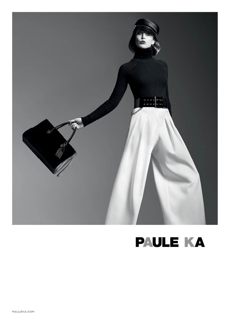 paule ka 2014 fall winter campaign2 Raquel Zimmermann is Character Driven for Paule Kas Fall 2014 Camapign