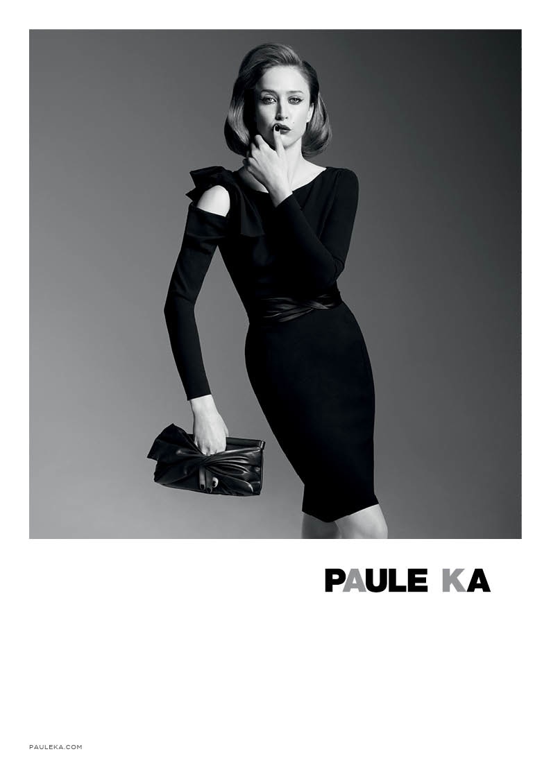 paule ka 2014 fall winter campaign4 Raquel Zimmermann is Character Driven for Paule Kas Fall 2014 Camapign