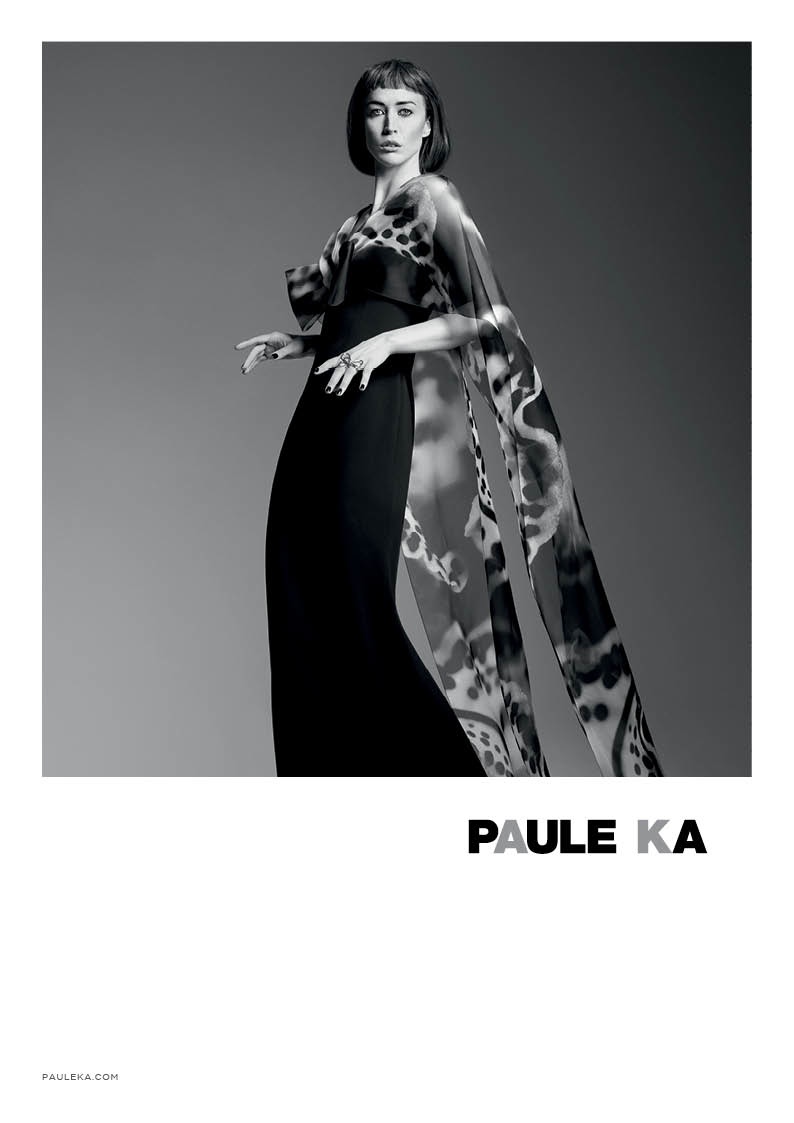 paule ka 2014 fall winter campaign7 Raquel Zimmermann is Character Driven for Paule Kas Fall 2014 Camapign