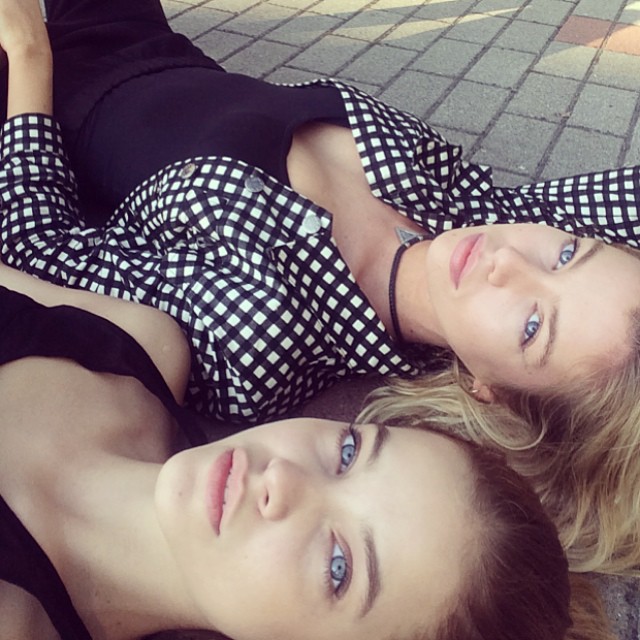 Stella Maxwell and Barbara Palvin are good friends