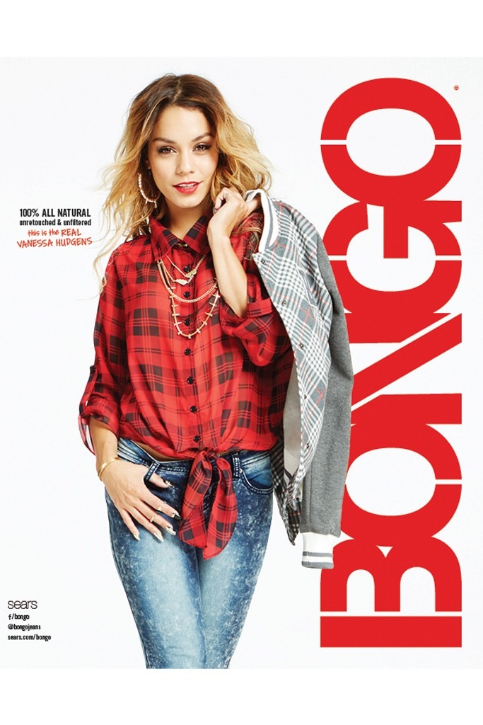 vanessa hudgens unretouched bongo ads2 Vanessa Hudgens is 100% Unretouched in Bongos Fall 2014 Ads