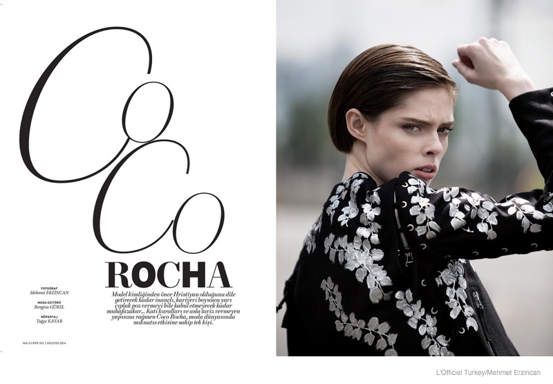 coco rocha street style shoot01 Coco Rocha Wears Street Style for LOfficiel Turkey by Mehmet Erzincan