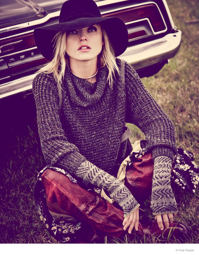 free people easy rider fashion09 Martha Hunt Wears Easy Rider Fashion for Free People Shoot