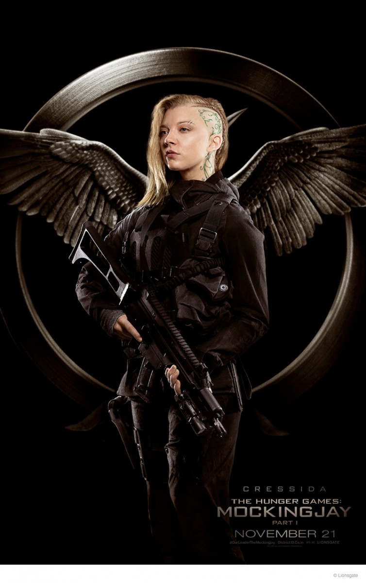 mockingjay hunger games poster natalie dormer01 754x1200 Natalie Dormer as Cressida for 