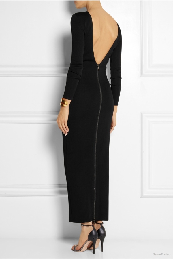 pierre-balmain-stretch-knit-maxi-dress1