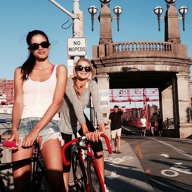 Sara Sampaio and Gigi Hadid together