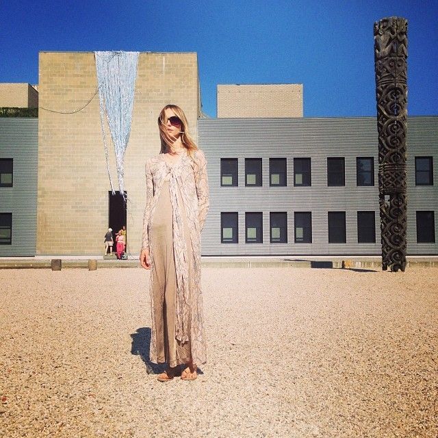 Sasha Pivovarova in sunny image