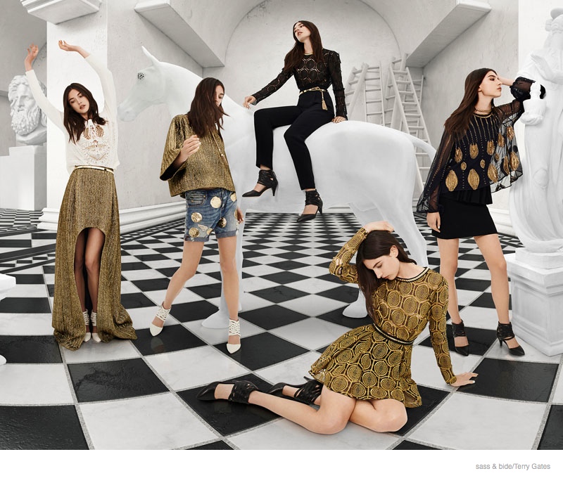 sass bide 2014 fall ad campaign04 Jacquelyn Jablonski Takes Over sass & bides Fall 2014 Ads