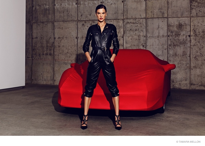 alessandra ambrosio tamara mellon 2014 fall ad campaign02 Alessandra Ambrosio is an LA Woman for Tamara Mellon Fall 14 Campaign