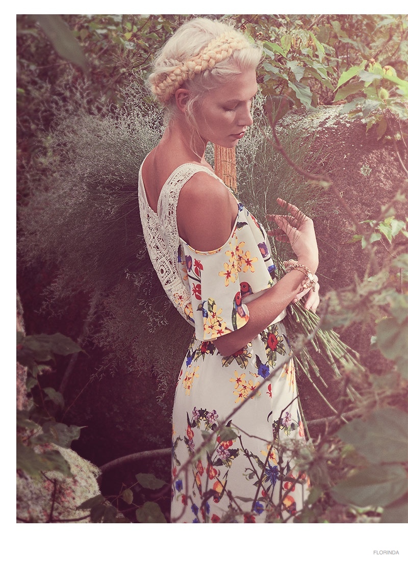 aline weber bohemian style 2014 02 Aline Weber Models Bohemian Style for Florinda Spring 2014 Campaign