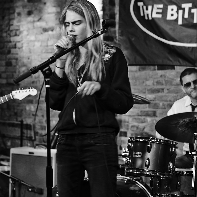 cara delevingne singing Cara Delevingne Signals Singing Career with Instagram Image