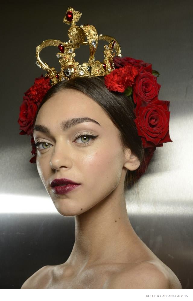 Another Look at Dolce &amp; Gabbana&#39;s Spanish-Sicilian Beauty for Spring - dolce-gabbana-spring-2015-beauty03