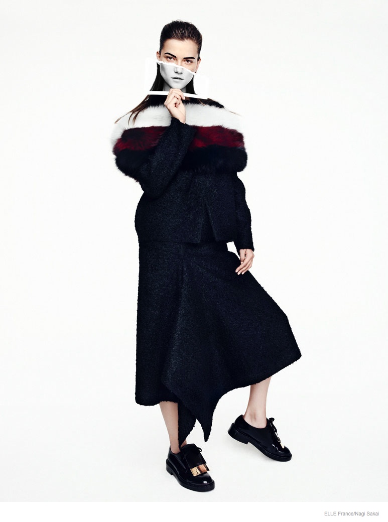 Kasia Struss Models the Fall Collections for Nagi Sakai in Elle France Cover Story kasia struss fall collection shoot03 Kasia Struss Models the Fall Collections for Nagi Sakai in Elle France Cover Story