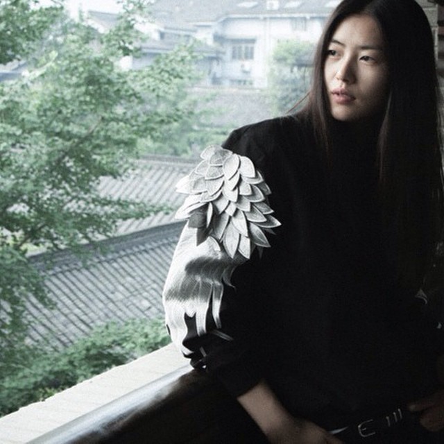 Liu Wen takes a moody snap